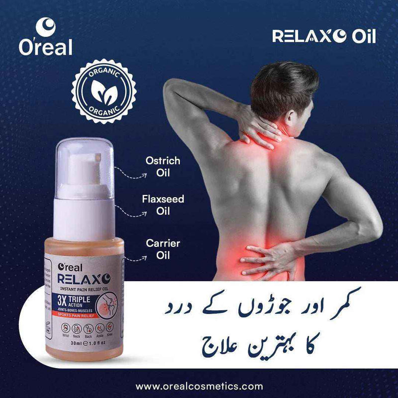 The Relaxo Oil for Joints Pain Relief 30ML - Glow Mahal